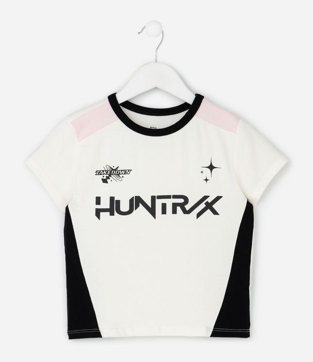 Remera Infantil Baby Tee con Estampa Huntrix – Talle 5 a 14 años 2