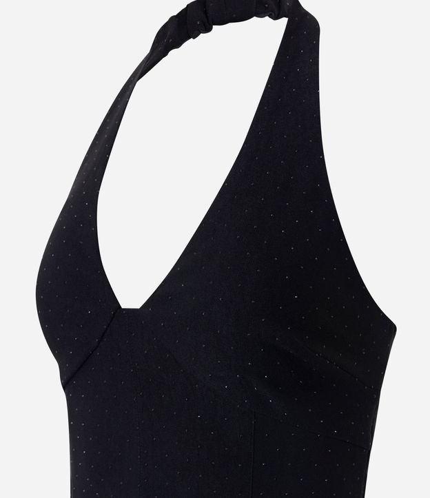 Blusa Frente Única en Bengalina con Aplicación 6