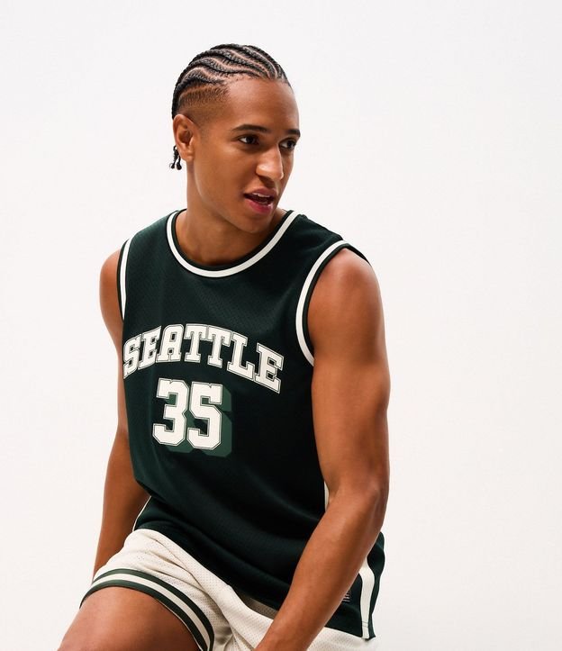 Musculosa Baloncesto Estampada Seattle 35 5