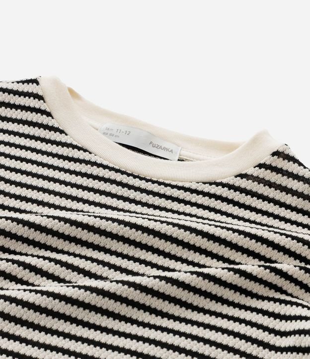 Blusa Infantil Rayada con Moñitas en los Brazos – Talle 7 a 14 años 6