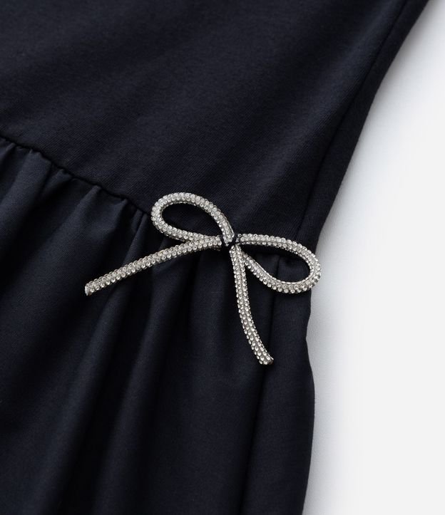 Vestido Infantil con Pollera Balonê y Lacitos - Talle 5 a 14 años 8