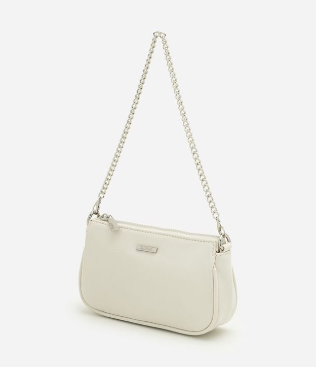 Cartera Baguette Pequeña en PU con Asa Transversal 4