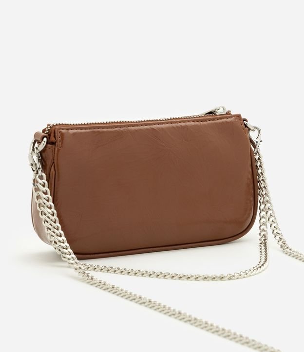 Cartera Baguette Pequeña en PU con Asa Transversal 3