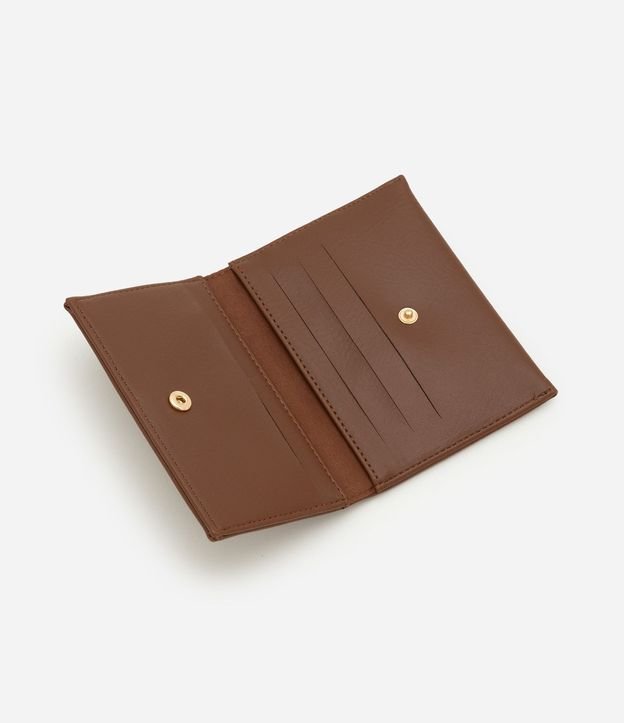 Cartera Tipo Sobre Pequeña de PU con Aplicación de detalles Decorativos 5