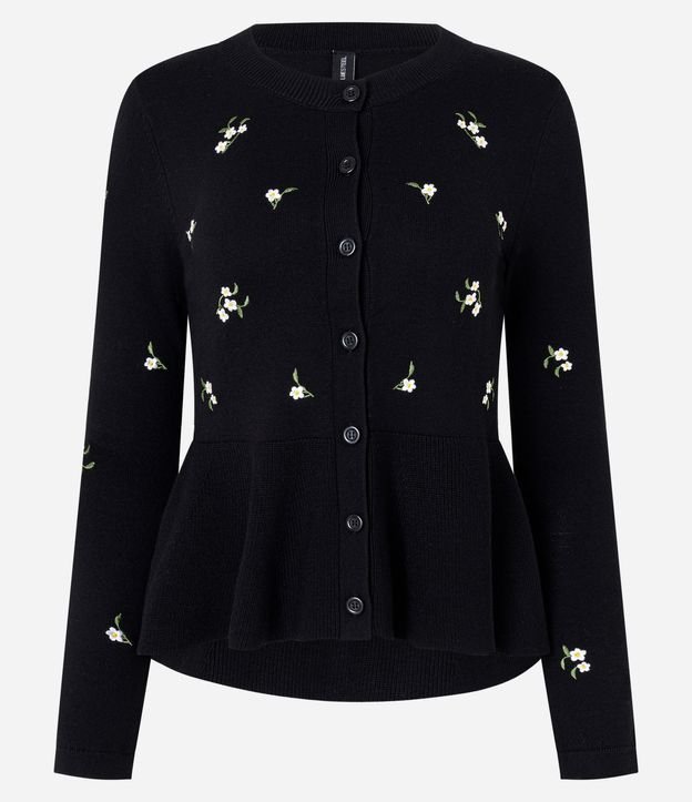 Sueter Peplum en Punto con Bordado Floral Liberty 5