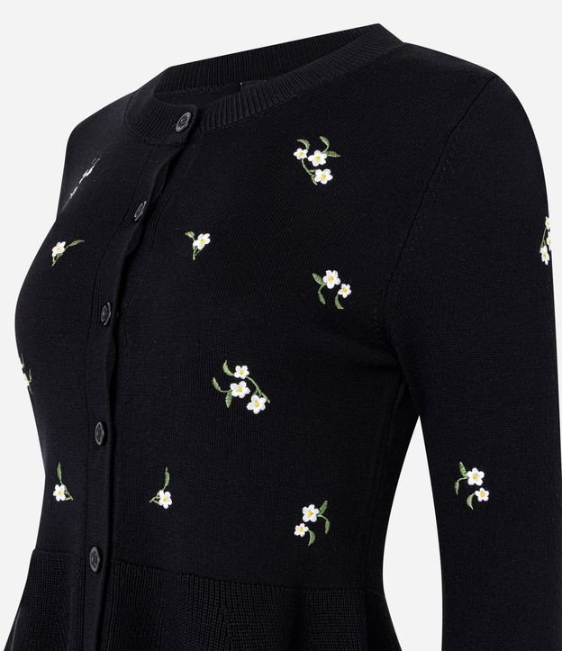 Sueter Peplum en Punto con Bordado Floral Liberty 6