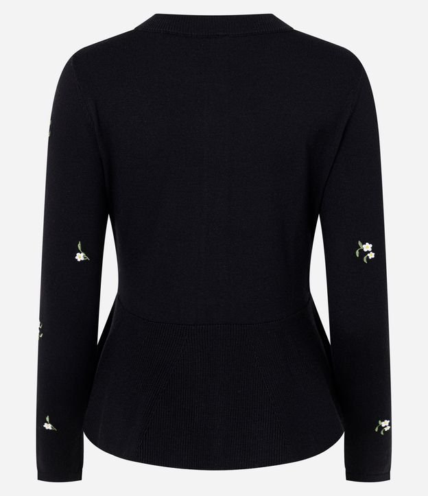 Sueter Peplum en Punto con Bordado Floral Liberty 7