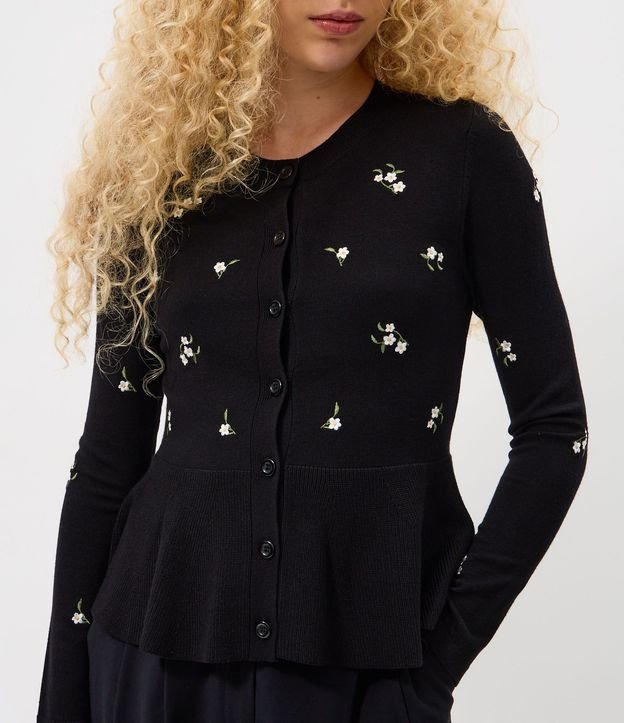 Sueter Peplum en Punto con Bordado Floral Liberty 3