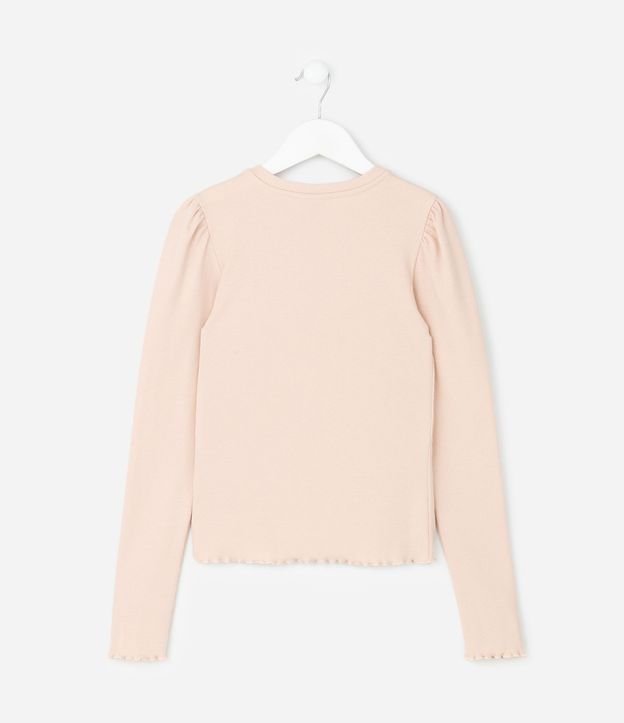 Blusa Infantil Baby Look con Bordado Cerezas – Talle 5 a 14 años 3
