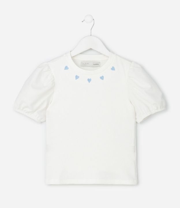 Blusa Infantil con Bordado Corazones – Talle 5 a 14 años 3