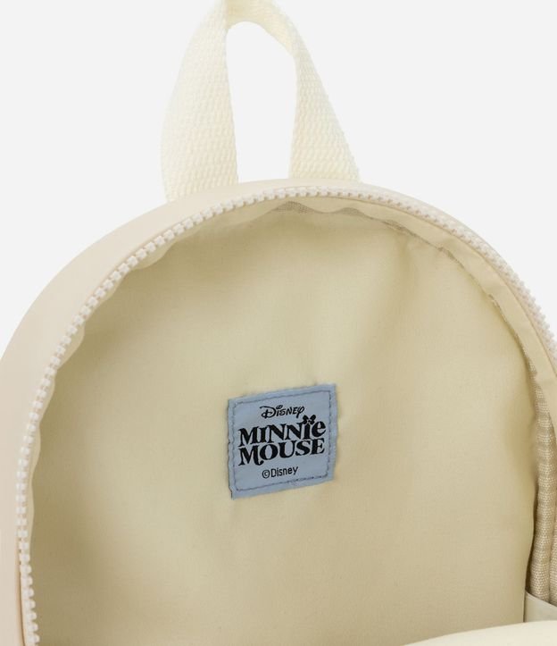 Mochila Infantil PU Minnie con Aplique y Cremallera - Talle U 3