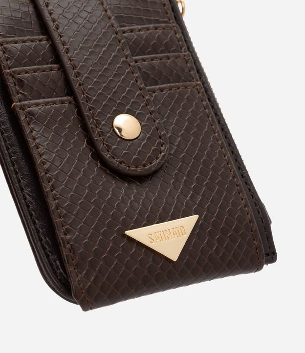 Billetera Pequeña en PU Texturizado con Aba Delantera 4