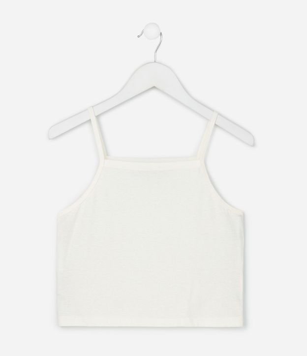 Blusa Infantil Texturizada con Moñitas y Musculosa – Talle 5 a 14 años 5