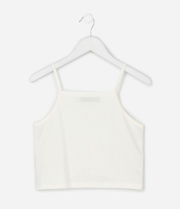 Blusa Infantil Texturizada con Moñitas y Musculosa – Talle 5 a 14 años 6