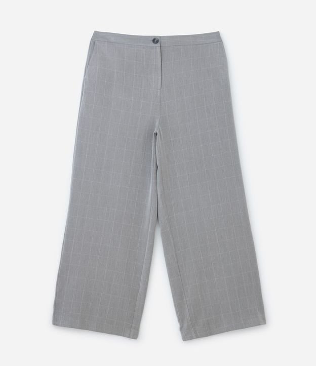 Pantalón Sastre Wide de Cuadros Alargada Curve & Plus Size 6