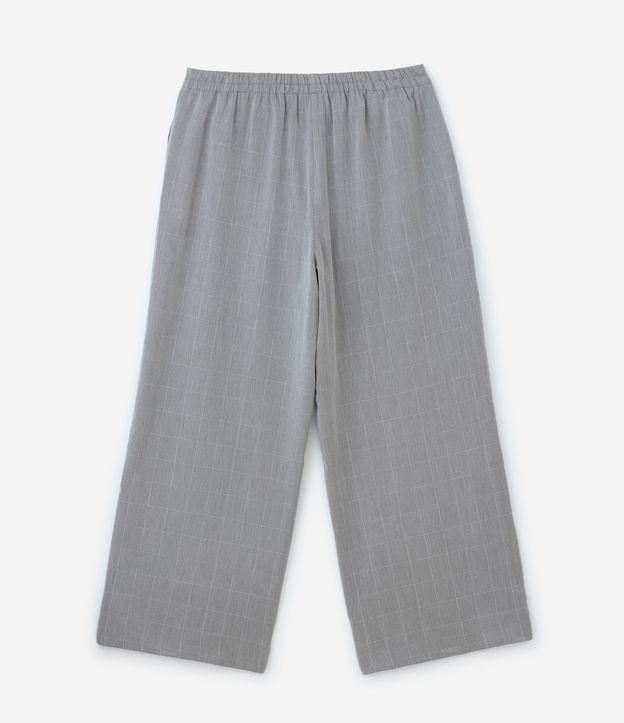 Pantalón Sastre Wide de Cuadros Alargada Curve & Plus Size 7