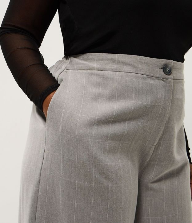 Pantalón Sastre Wide de Cuadros Alargada Curve & Plus Size 4