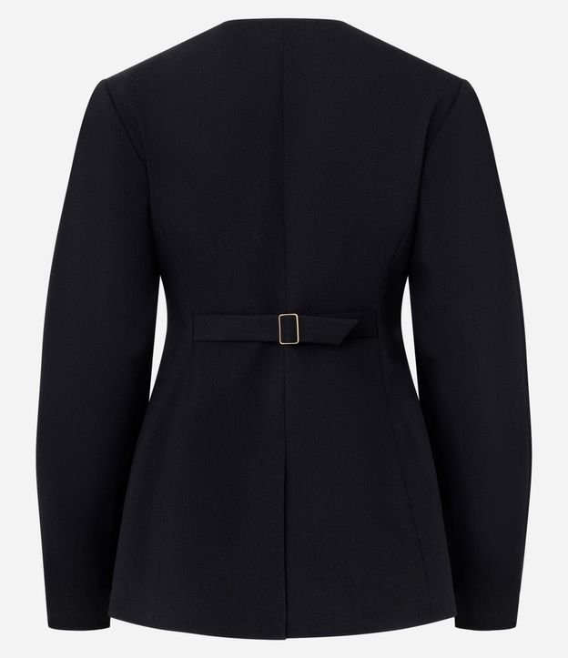 Blazer Acinturado en Sastrer con Bolsillos Delanteros 9