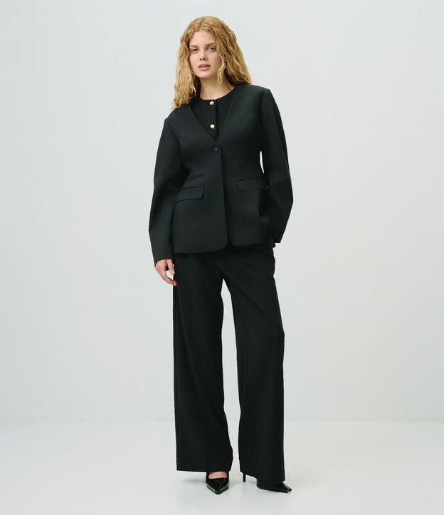 Blazer Acinturado en Sastrer con Bolsillos Delanteros 7