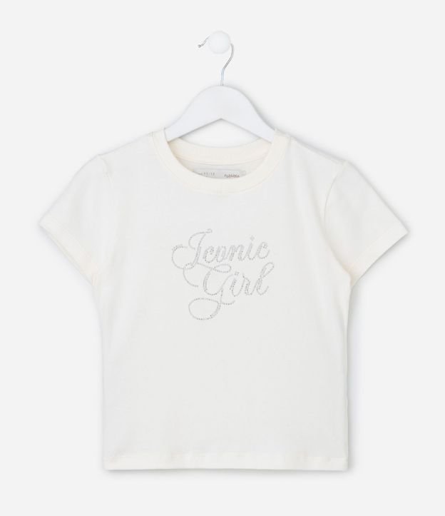 Remera Infantil Baby Look con Aplicación Hot Fix – Talle 5 a 16 años 2