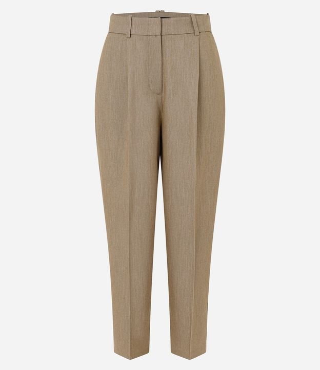 Pantalón sastrería Zanahoria en Crepé con Pliegues Delanteros y Vinco 6
