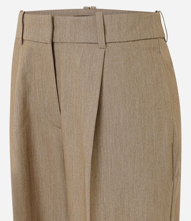 Pantalón sastrería Zanahoria en Crepé con Pliegues Delanteros y Vinco 7