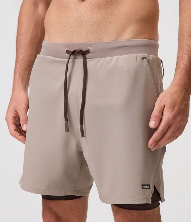 Bermuda Deportiva con Short de Compresión 2