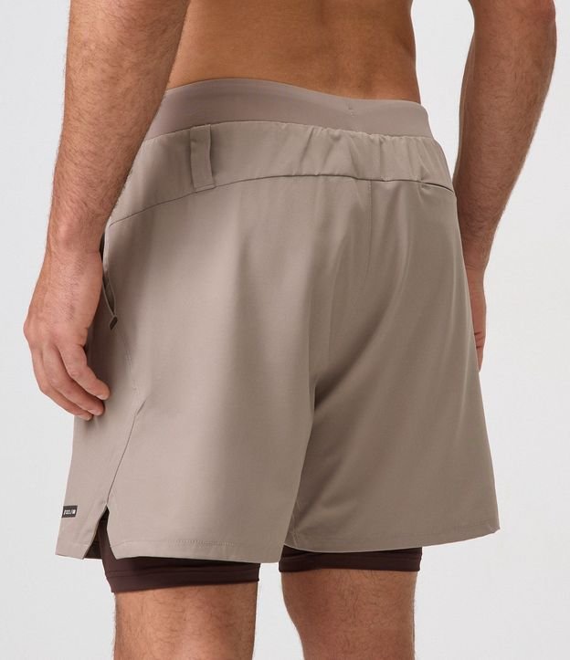 Bermuda Deportiva con Short de Compresión 3