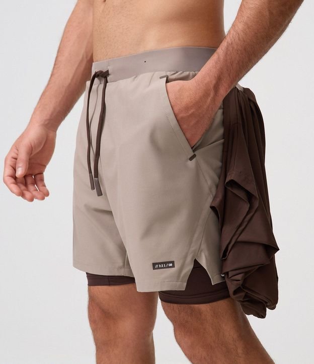Bermuda Deportiva con Short de Compresión 5