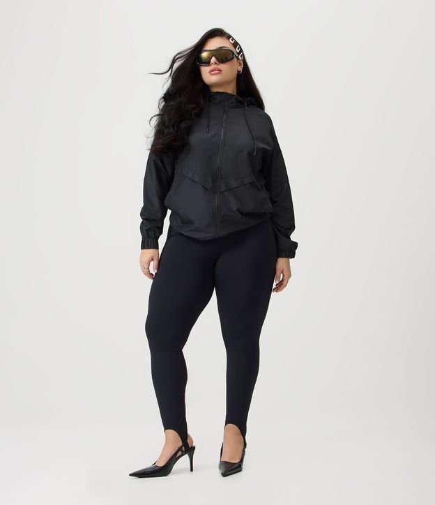 Campera Corta-Vento con Capucha y Cremallera Curve & Plus Size 3