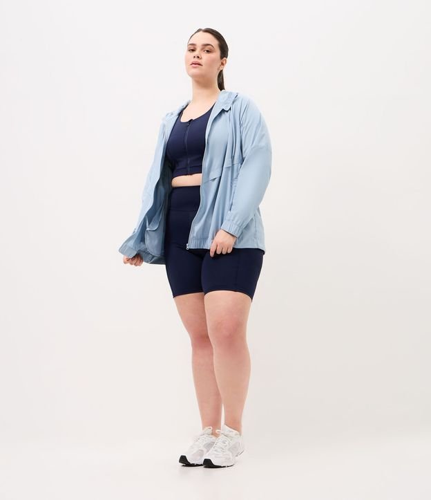 Campera Corta-Vento con Capucha y Cremallera Curve & Plus Size 2