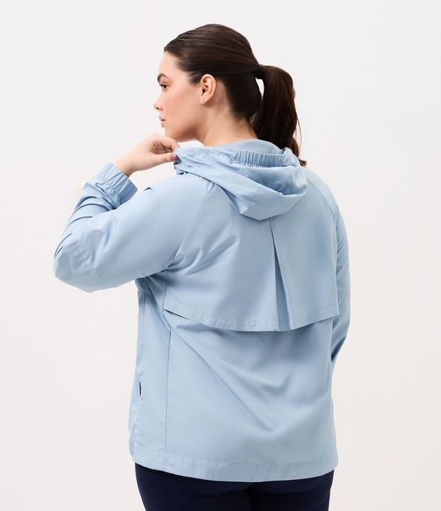 Campera Corta-Vento con Capucha y Cremallera Curve & Plus Size 5