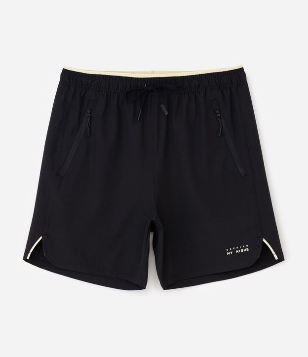 Bermuda Deportiva en Ripstop con Bolsillos Funcionales y Estampa Localizada 8