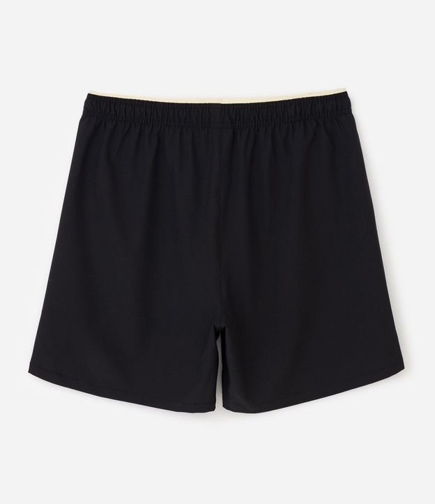 Bermuda Deportiva en Ripstop con Bolsillos Funcionales y Estampa Localizada 9