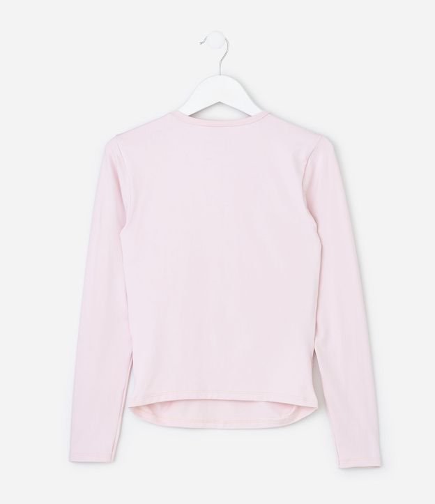Remera Infantil Baby Look en Poliamida con Frunce Lateral – Talle 5 a 14 años 3