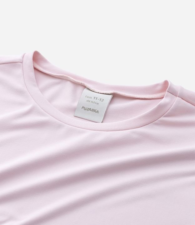 Remera Infantil Baby Look en Poliamida con Frunce Lateral – Talle 5 a 14 años 4