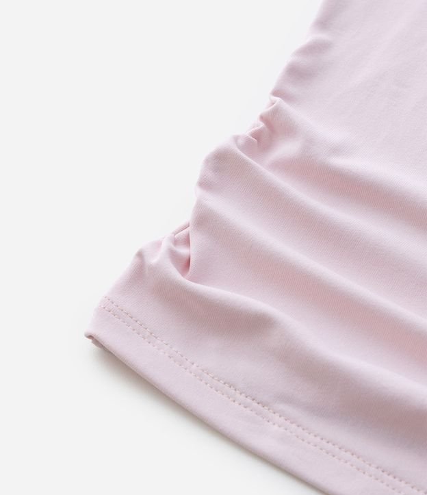 Remera Infantil Baby Look en Poliamida con Frunce Lateral – Talle 5 a 14 años 6