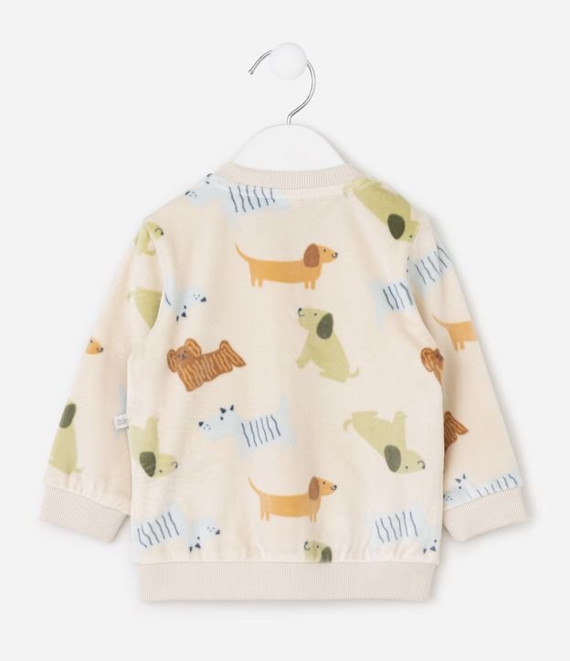 Conjunto Infantil con Estampa Fullprint Perro – Talle 0 a 24 Meses 4