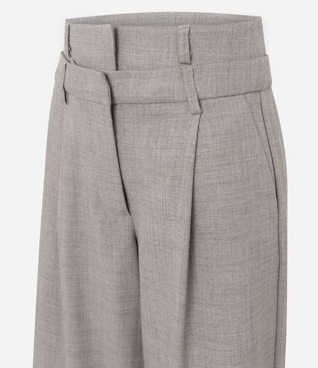 Pantalón Pantalona Sastre con Cintura Doble Desmontable 7