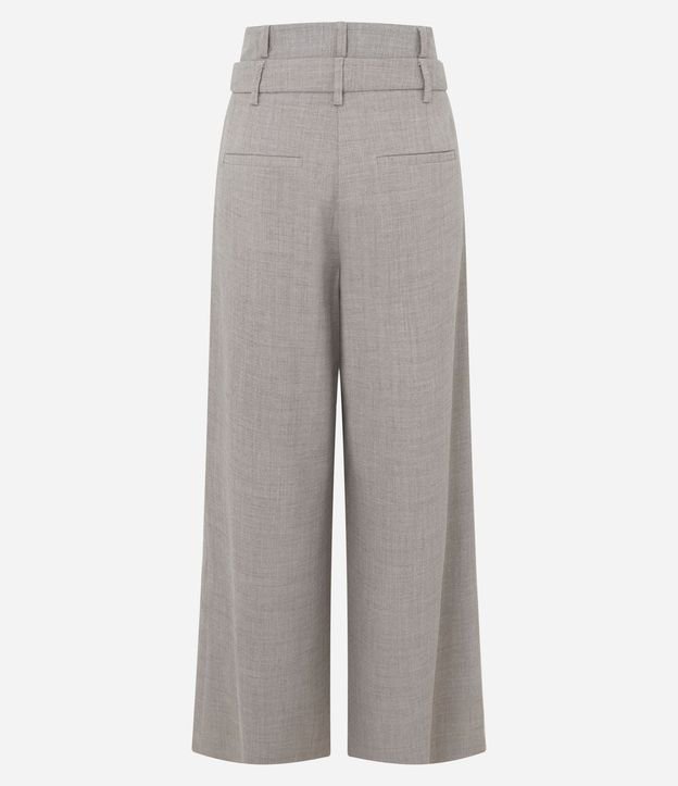 Pantalón Pantalona Sastre con Cintura Doble Desmontable 8