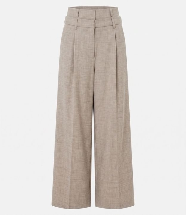 Pantalón Pantalona Sastre con Cintura Doble Desmontable 8