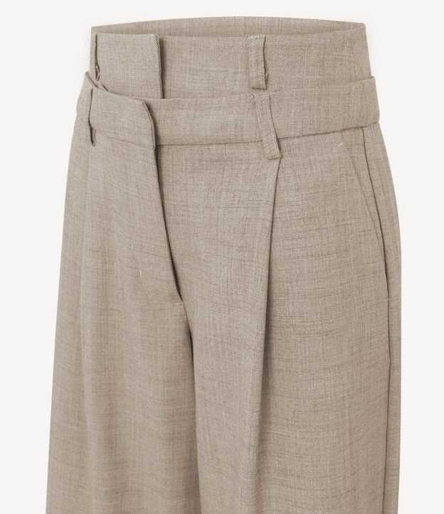 Pantalón Pantalona Sastre con Cintura Doble Desmontable 6