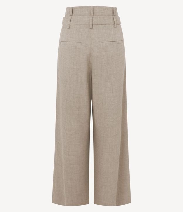 Pantalón Pantalona Sastre con Cintura Doble Desmontable 7