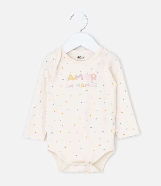 Body Infantil con Lettering Amor da Mamãe – Talle RN a 18 Meses 2