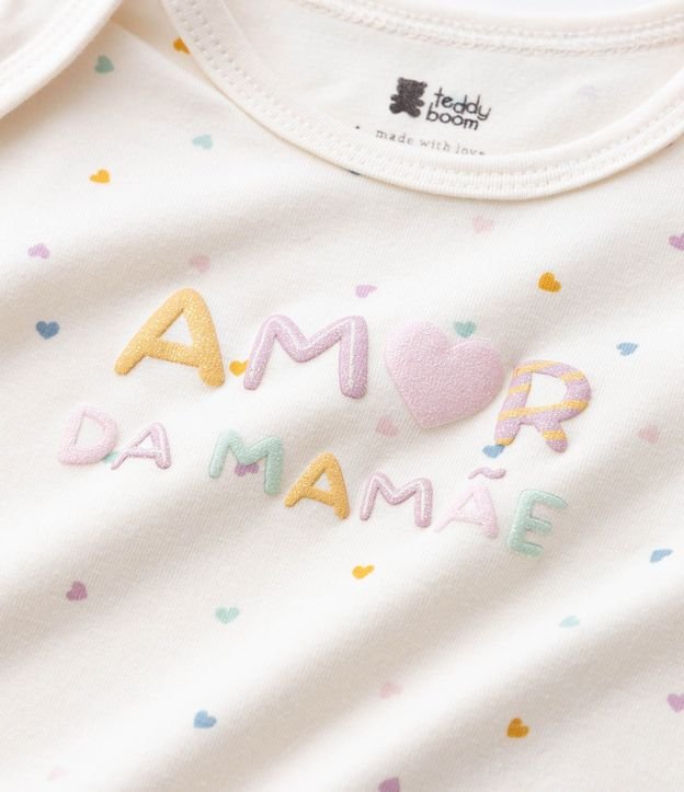 Body Infantil con Lettering Amor da Mamãe – Talle RN a 18 Meses 7