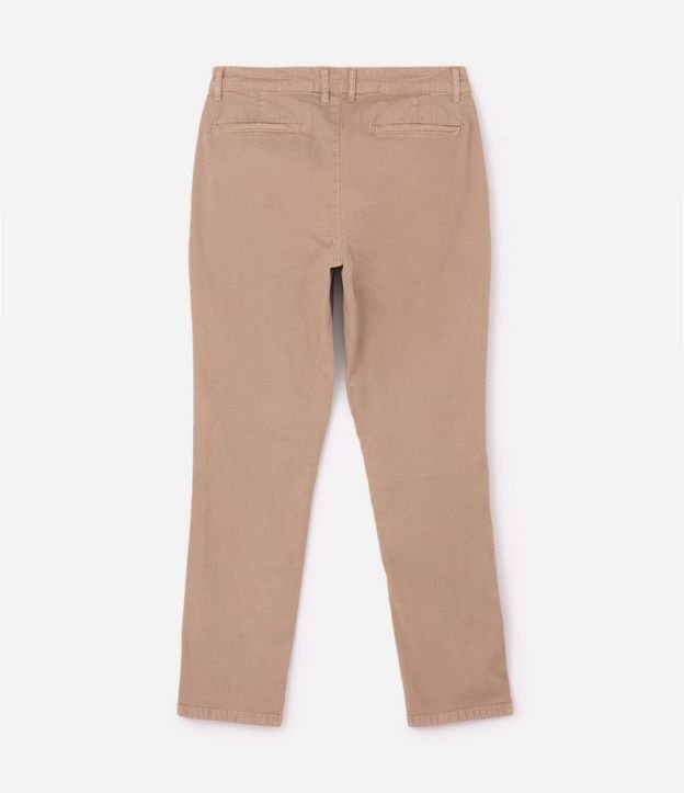 Pantalón Slim en Sarga Lavada 5