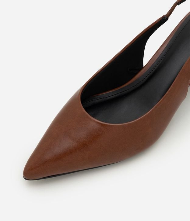 Zapato Slingback en PU con Salto Kitten Heel 5
