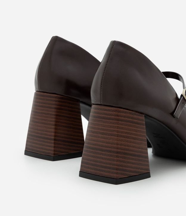 Zapato Mary Jane en PU con Taco Bloque Fachete 6
