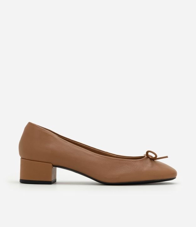Zapato Muñeca en Cuero con Salto Bloco 1