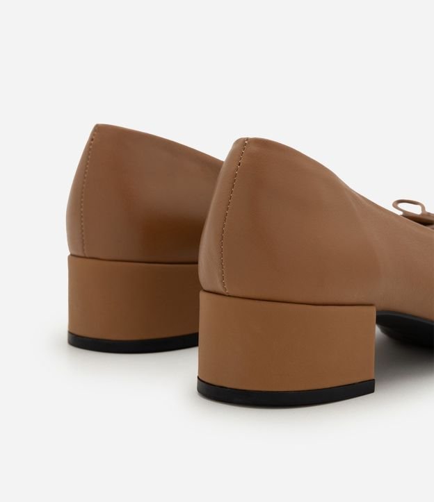 Zapato Muñeca en Cuero con Salto Bloco 3